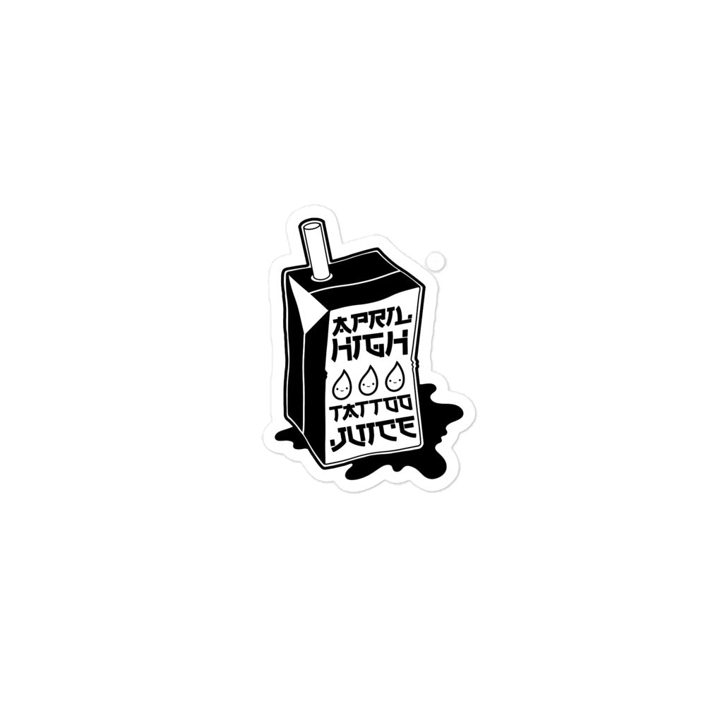 April High Tattoo Juice Sticker